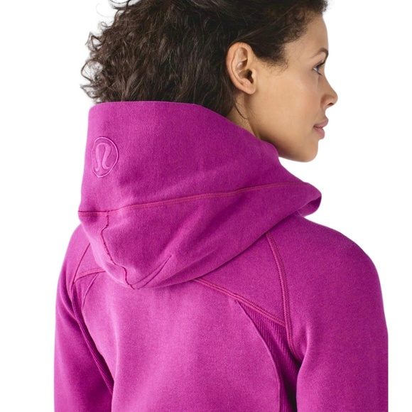 Lululemon Women's Scuba Hoodie Full Zip Berry - Picture 2 of 9